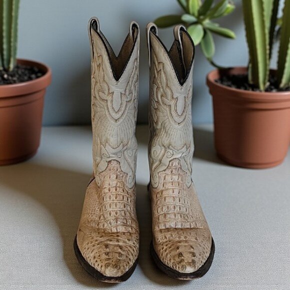 Vintage Durango Western Cowboy Boots Handcrafted in Mexico 8 1/2 EE - Picture 2 of 16